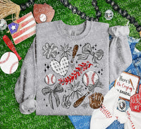 Play Ball Collage Softball or Baseball