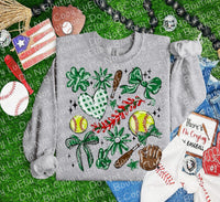 Play Ball Collage Softball or Baseball