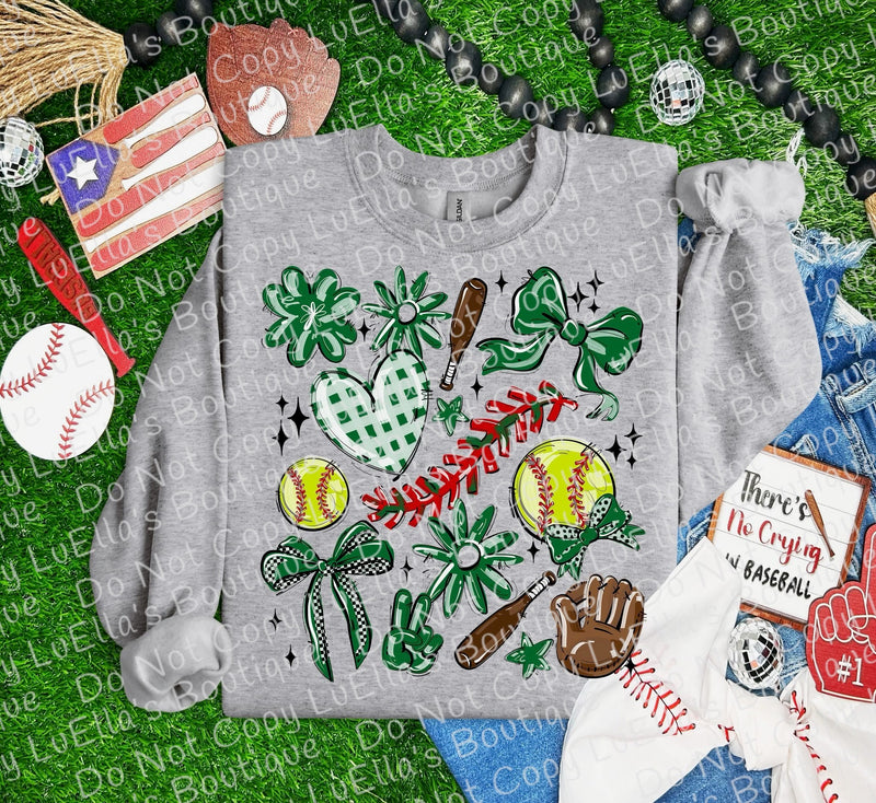 Play Ball Collage Softball or Baseball