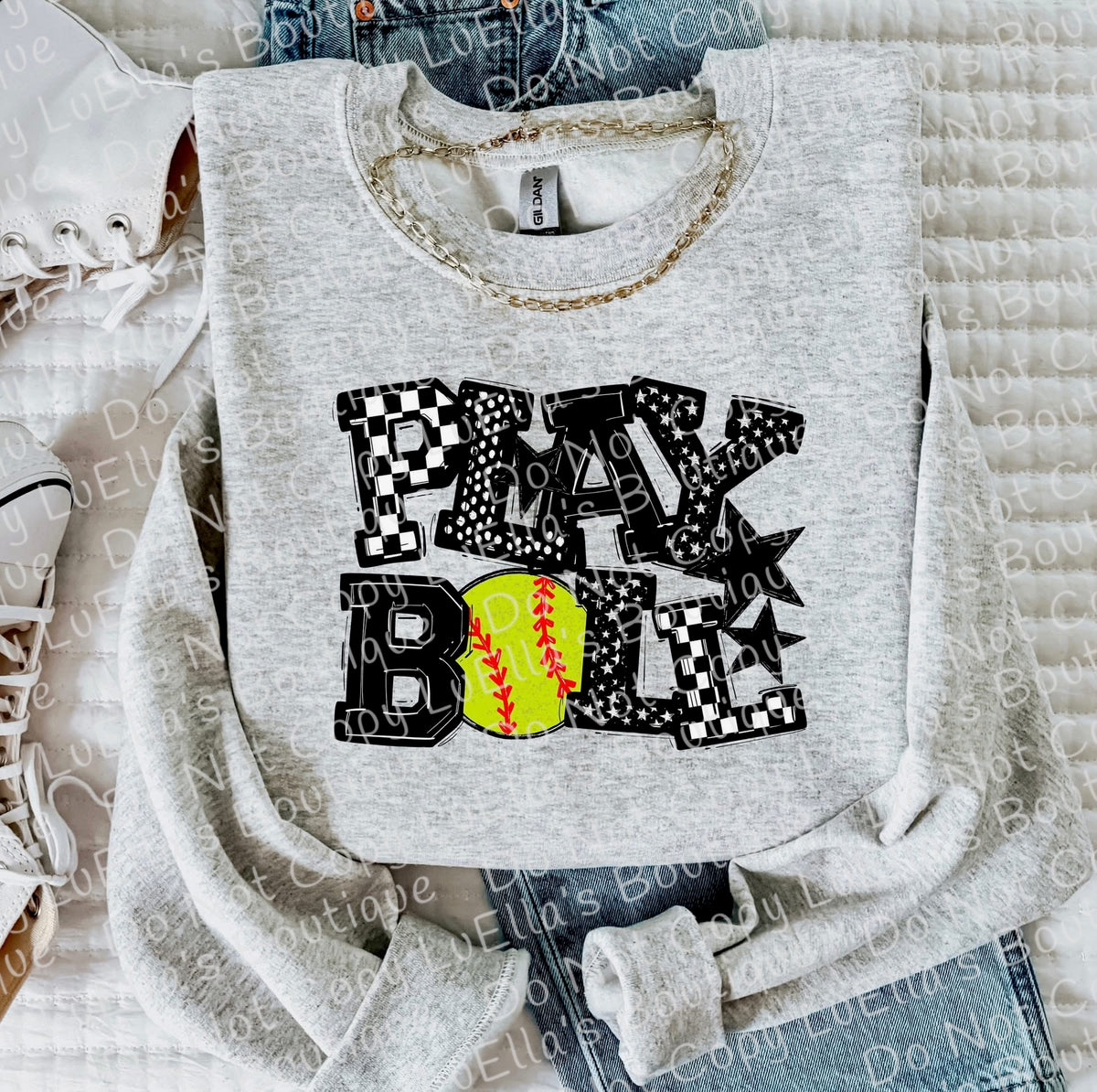 Play Ball Design Softball or Baseball