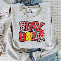 Play Ball Design Softball or Baseball