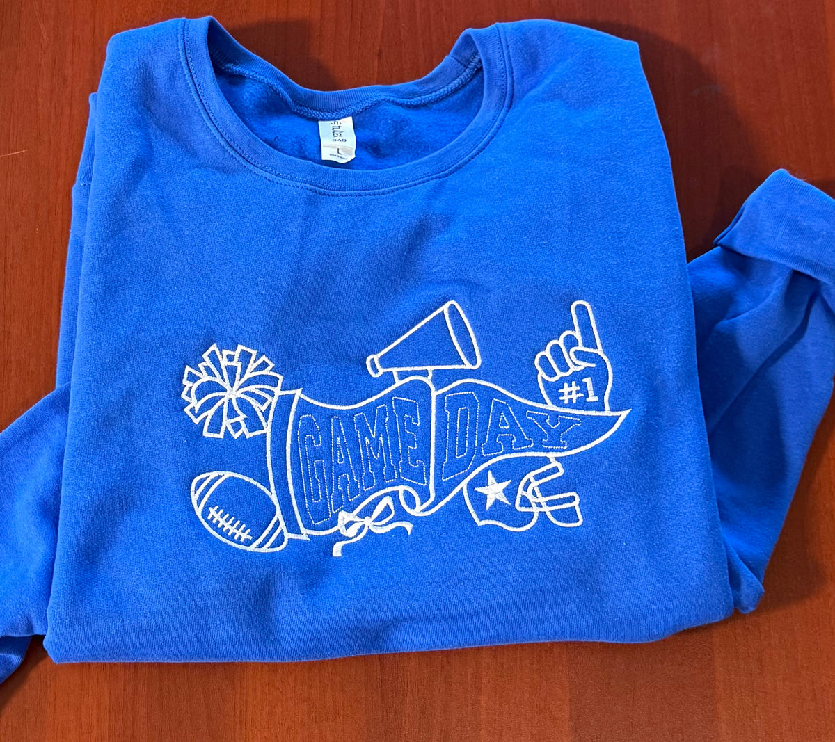 Embroidered Game Day Sweatshirt