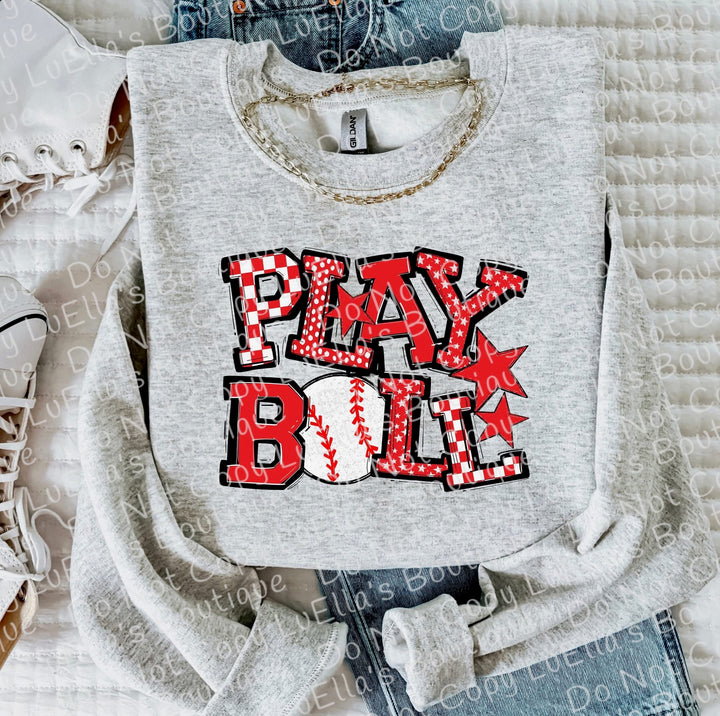 Play Ball Design Softball or Baseball