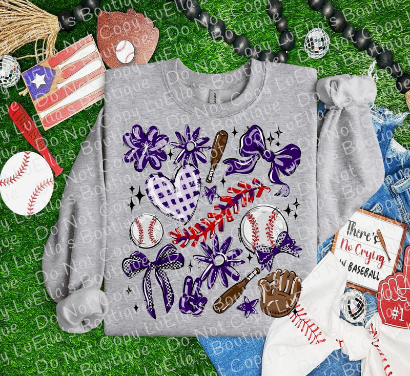 Play Ball Collage Softball or Baseball