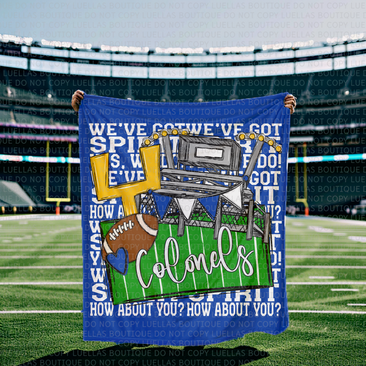 Colonels Football Blanket