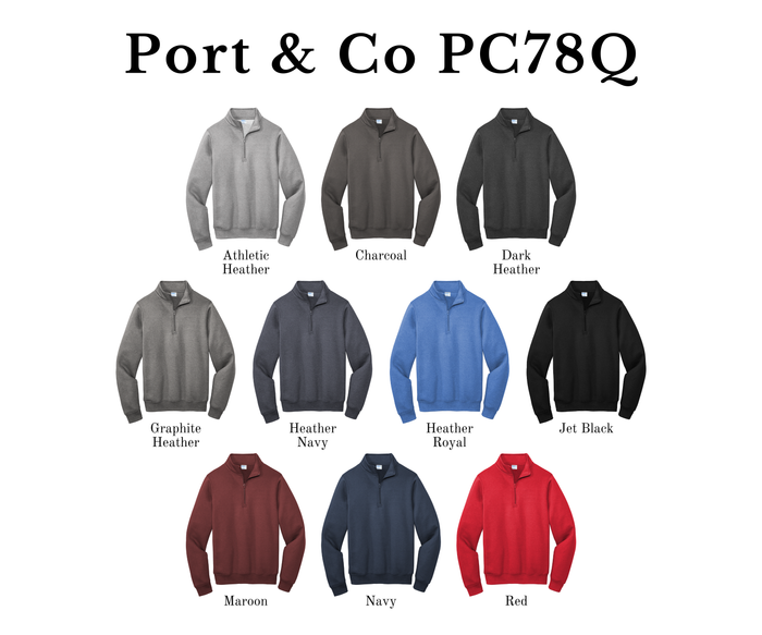 EMPLOYEE Personalized Embroidered 1/4 Zip