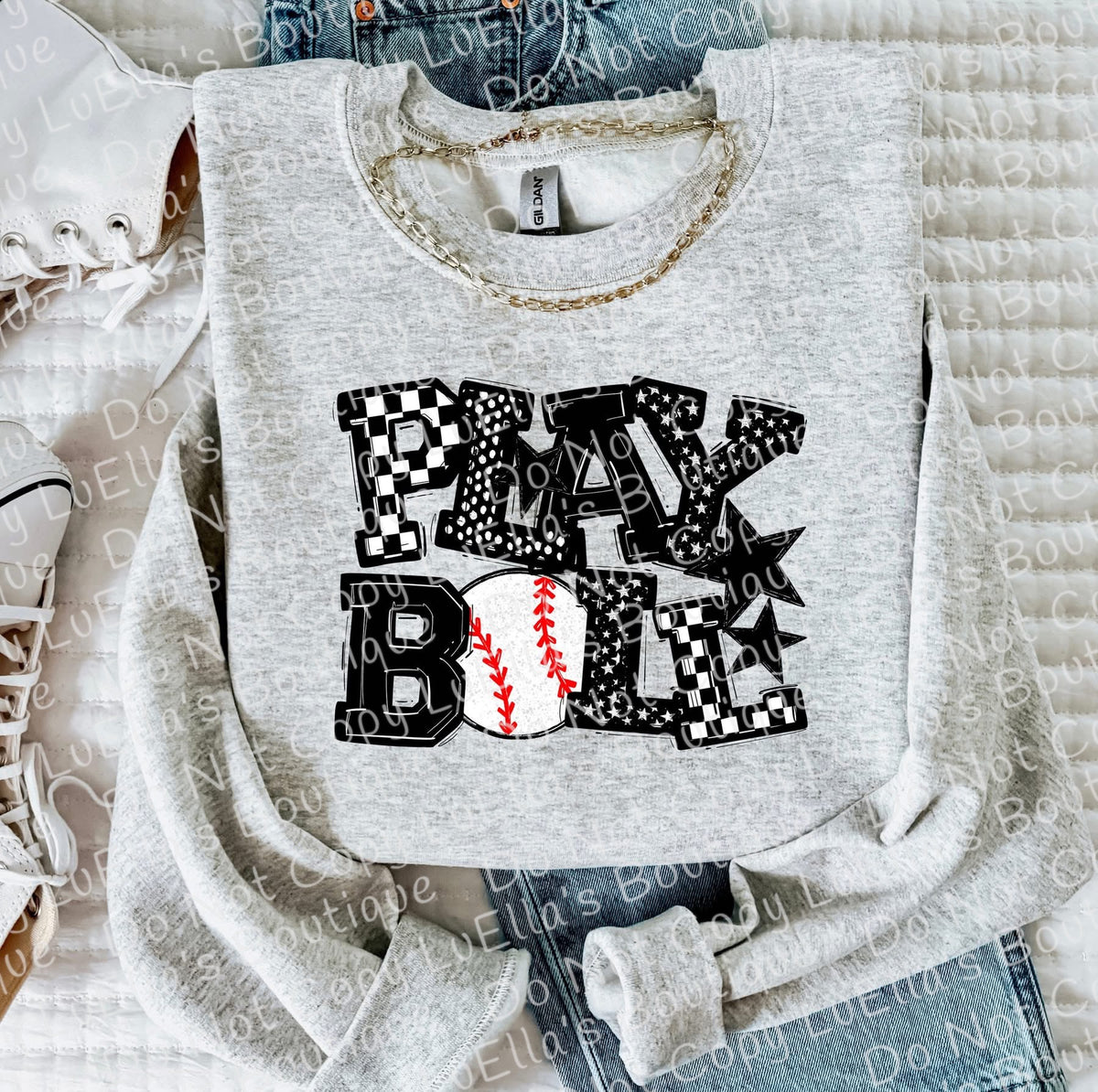 Play Ball Design Softball or Baseball