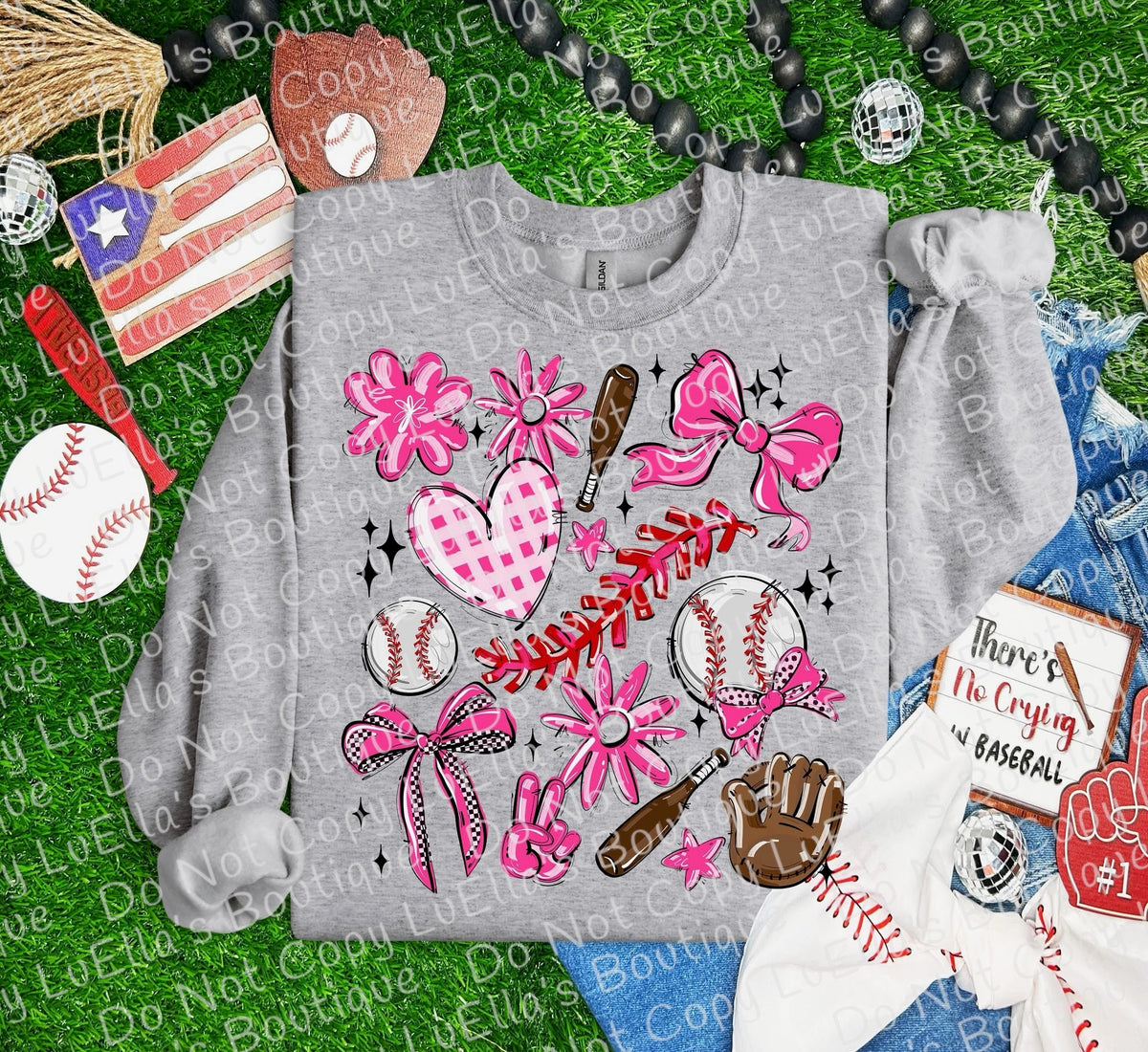 Play Ball Collage Softball or Baseball