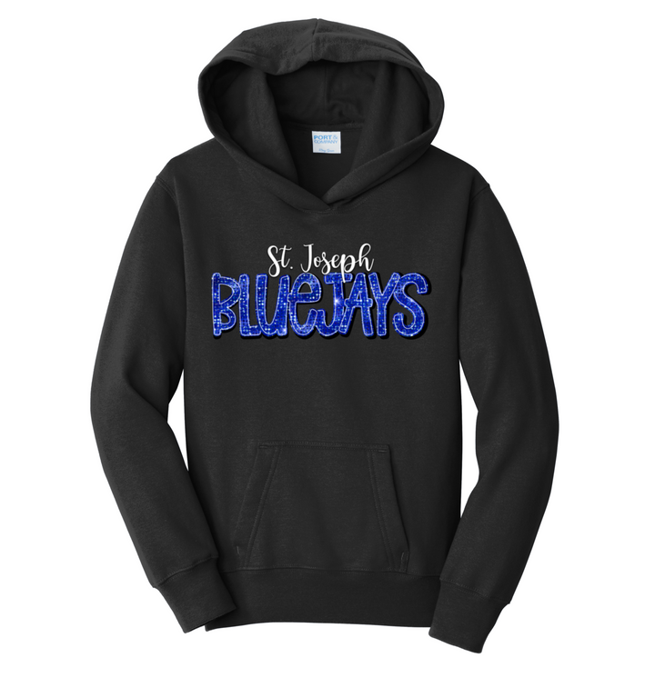 St. Joesph Bluejays Faux Glitter