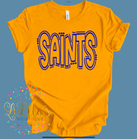 Bubble Letter Saints