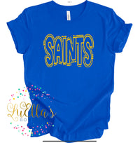 Bubble Letter Saints