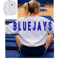 Distressed Shoulder Bluejays