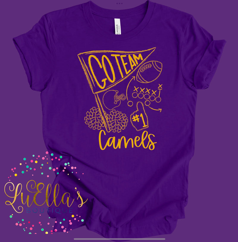 GO TEAM Camels Football