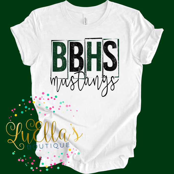 Block BBHS Mustangs