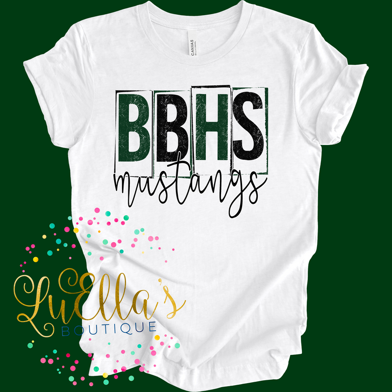 Block BBHS Mustangs