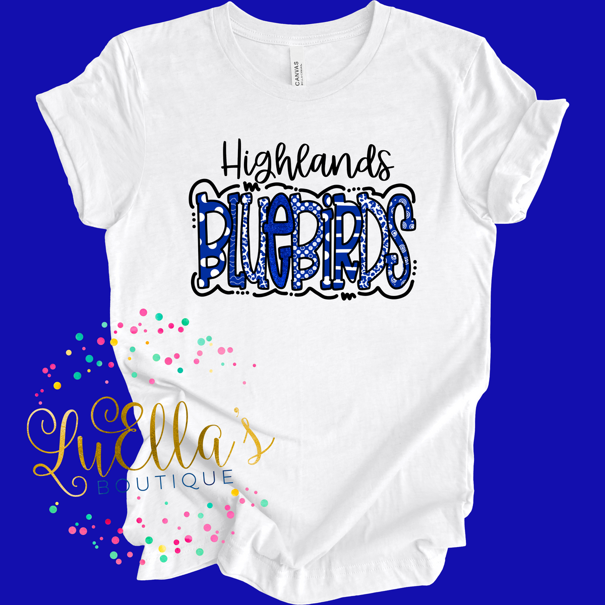 Highlands Bluebirds Doodle