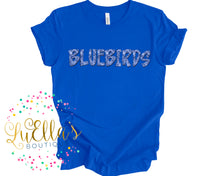 Glitter Bluebirds