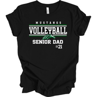 Volleyball Senior Dad Design 2