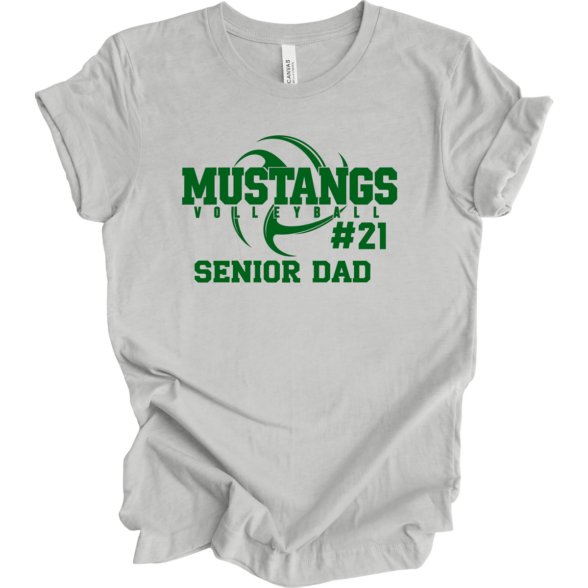 Volleyball Senior Dad Design 1