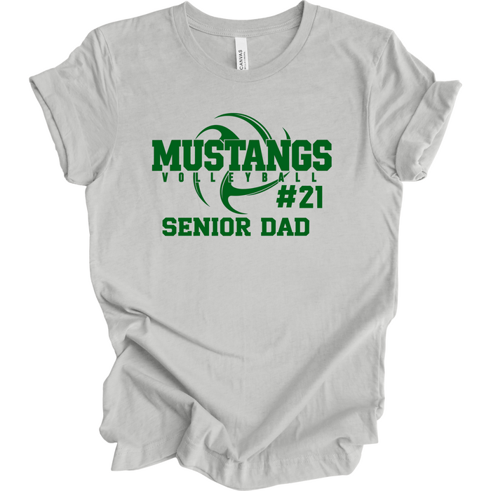 Volleyball Senior Dad Design 1