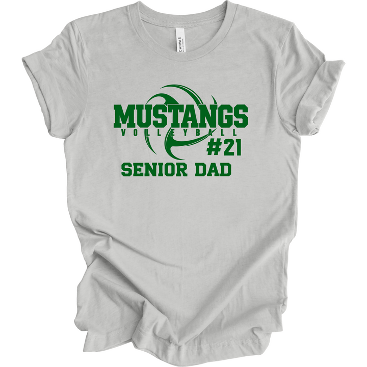 Volleyball Senior Dad Design 1