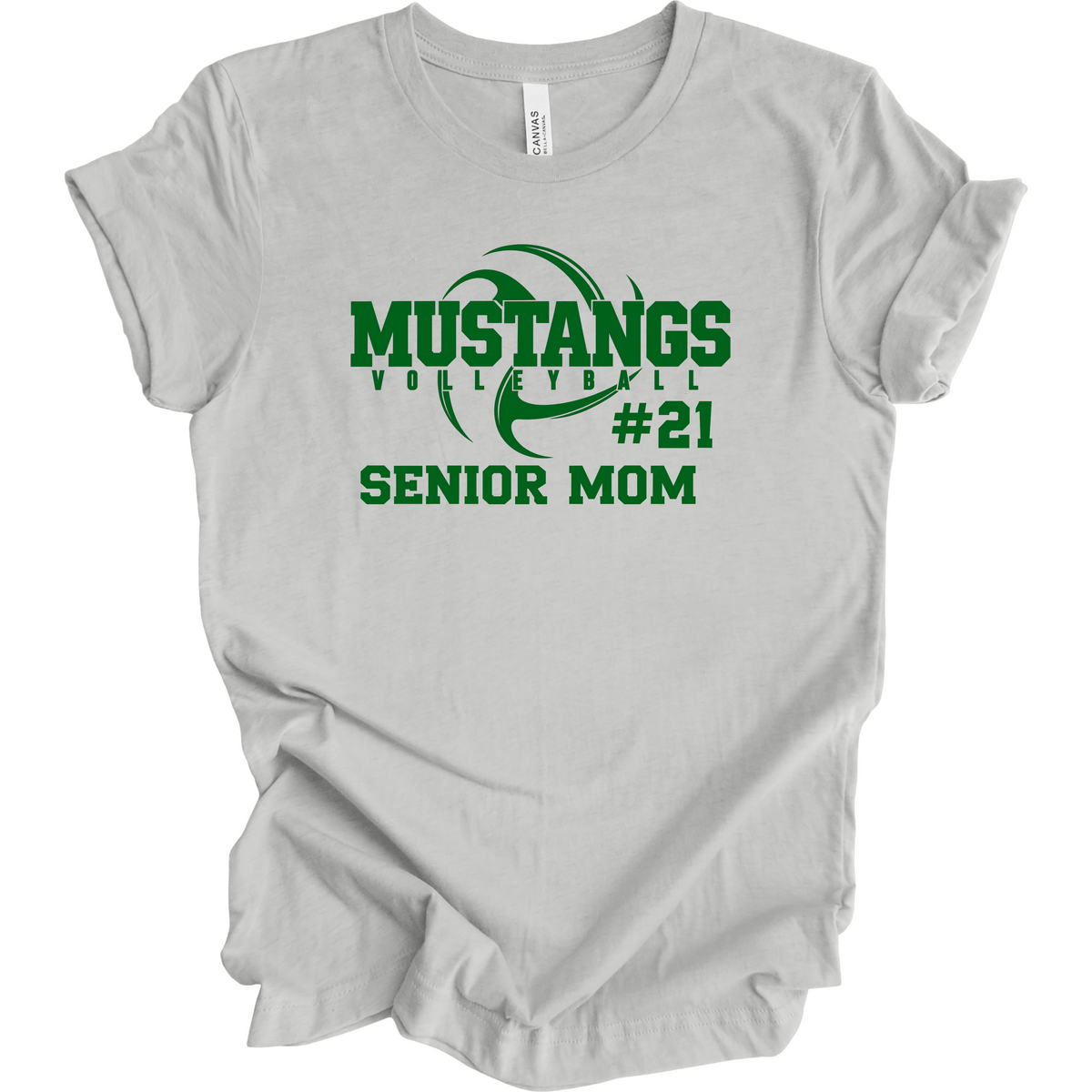 Volleyball Senior Mom Design 1