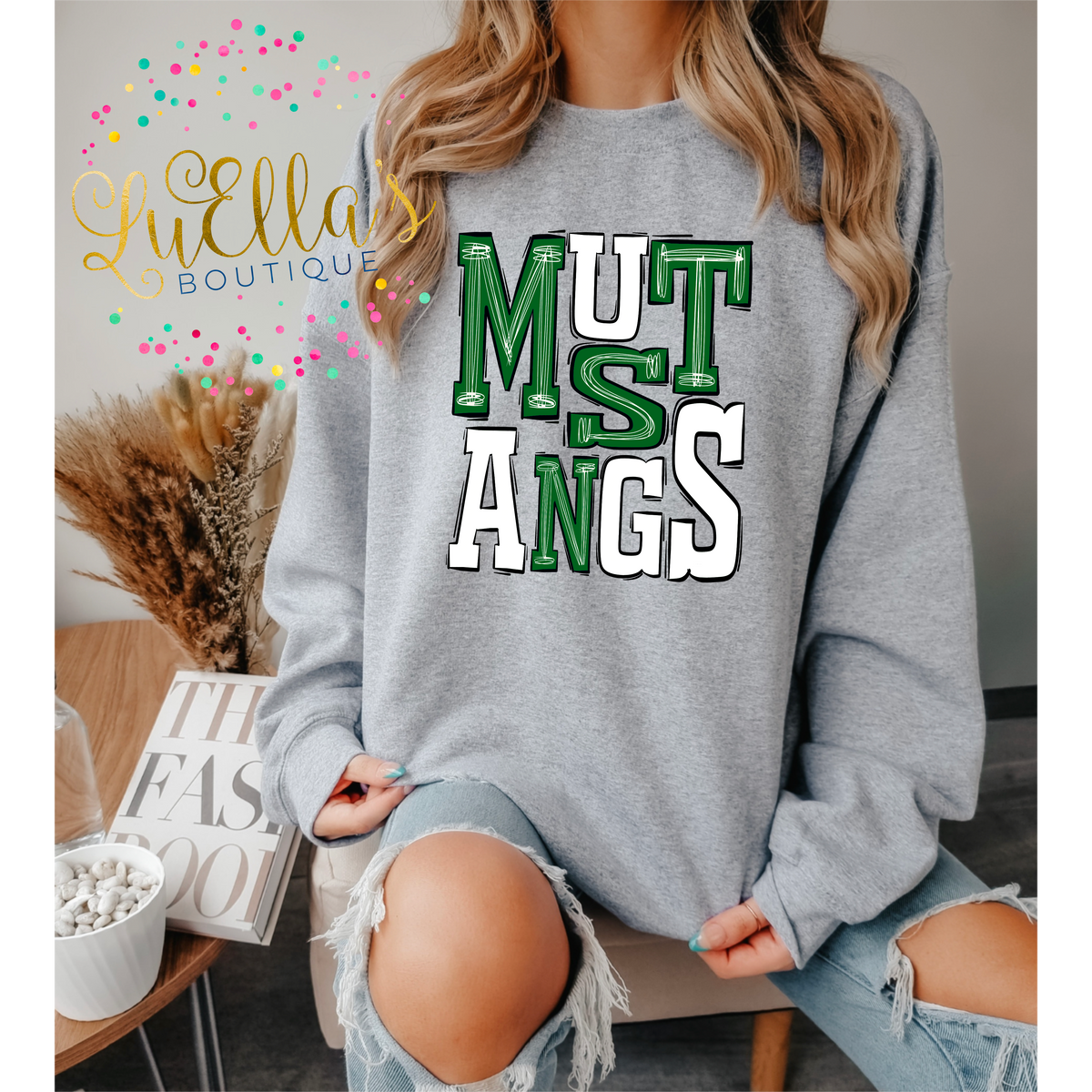 Sporty Mustangs Dark Green