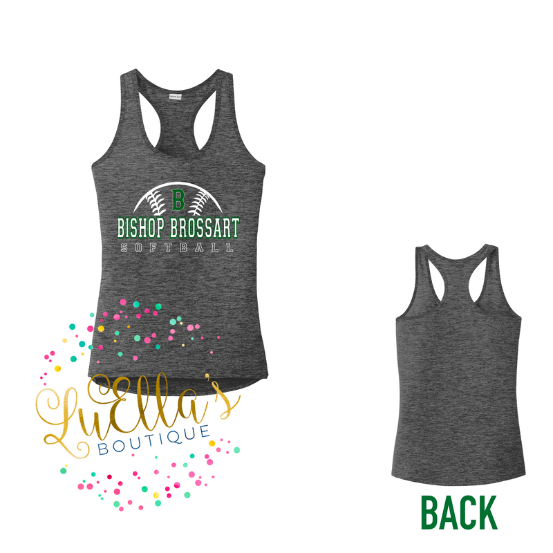 Sport-Tek® Ladies PosiCharge® Electric Heather Racerback Tank