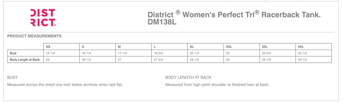 District ® Women’s Perfect Tri ® Racerback Tank
