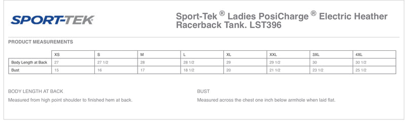 Sport-Tek® Ladies PosiCharge® Electric Heather Racerback Tank