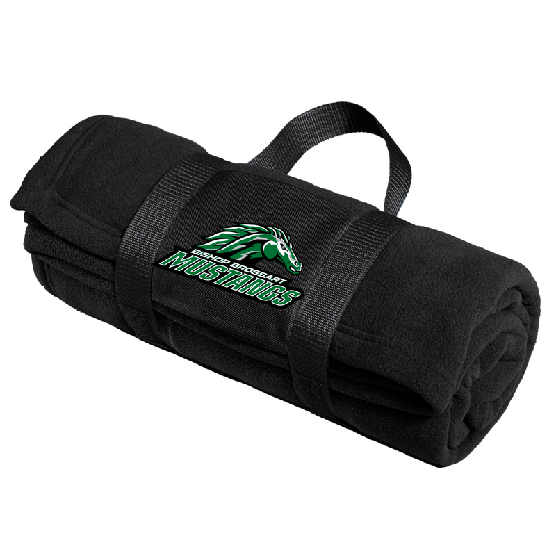 Fleece Blanket with Carry Straps