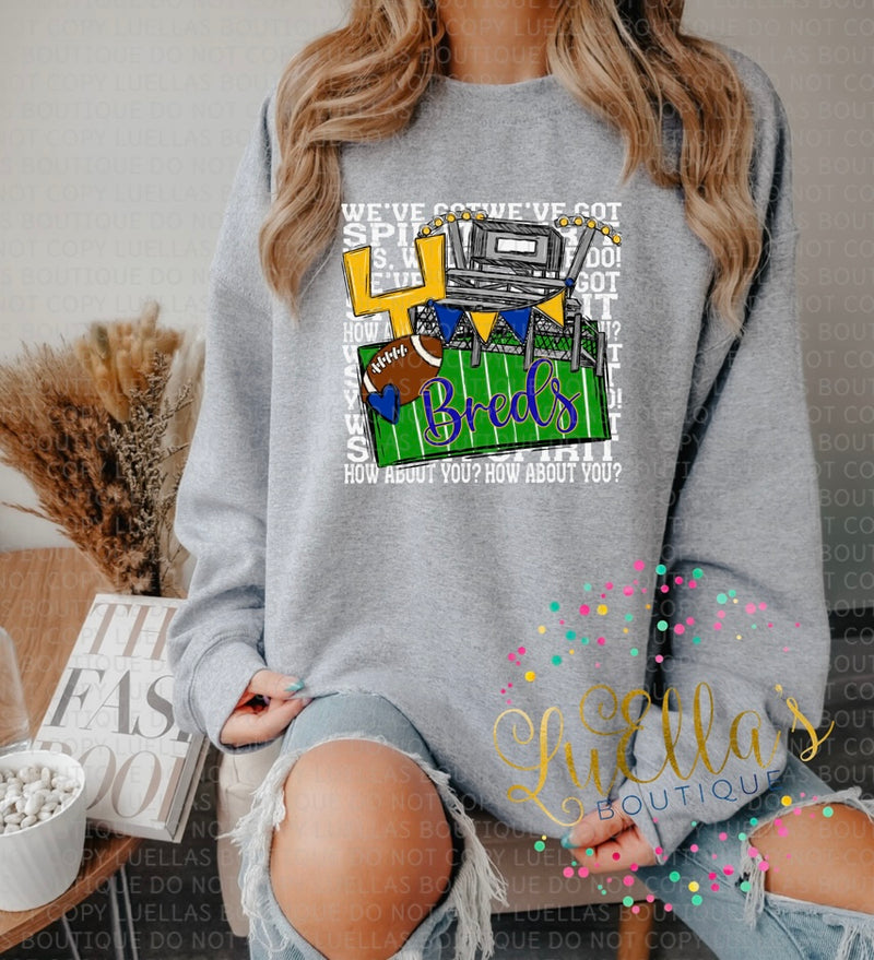 We’ve Got Spirit Breds Football