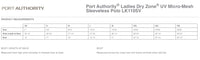 Port Authority® Ladies Dry Zone® UV Micro-Mesh Sleeveless Polo