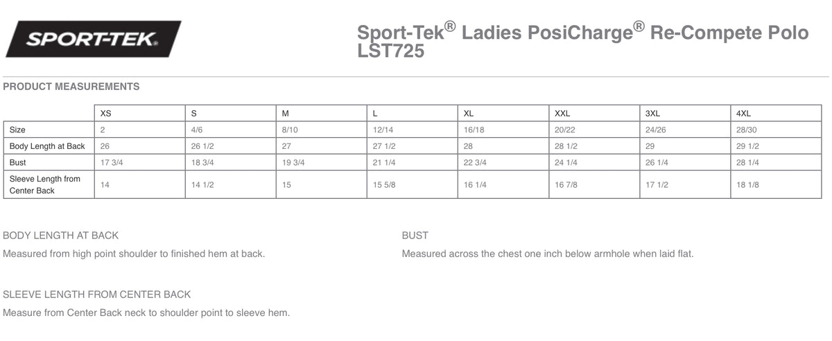 Ladies Sport-Tek Posi Charge Polo