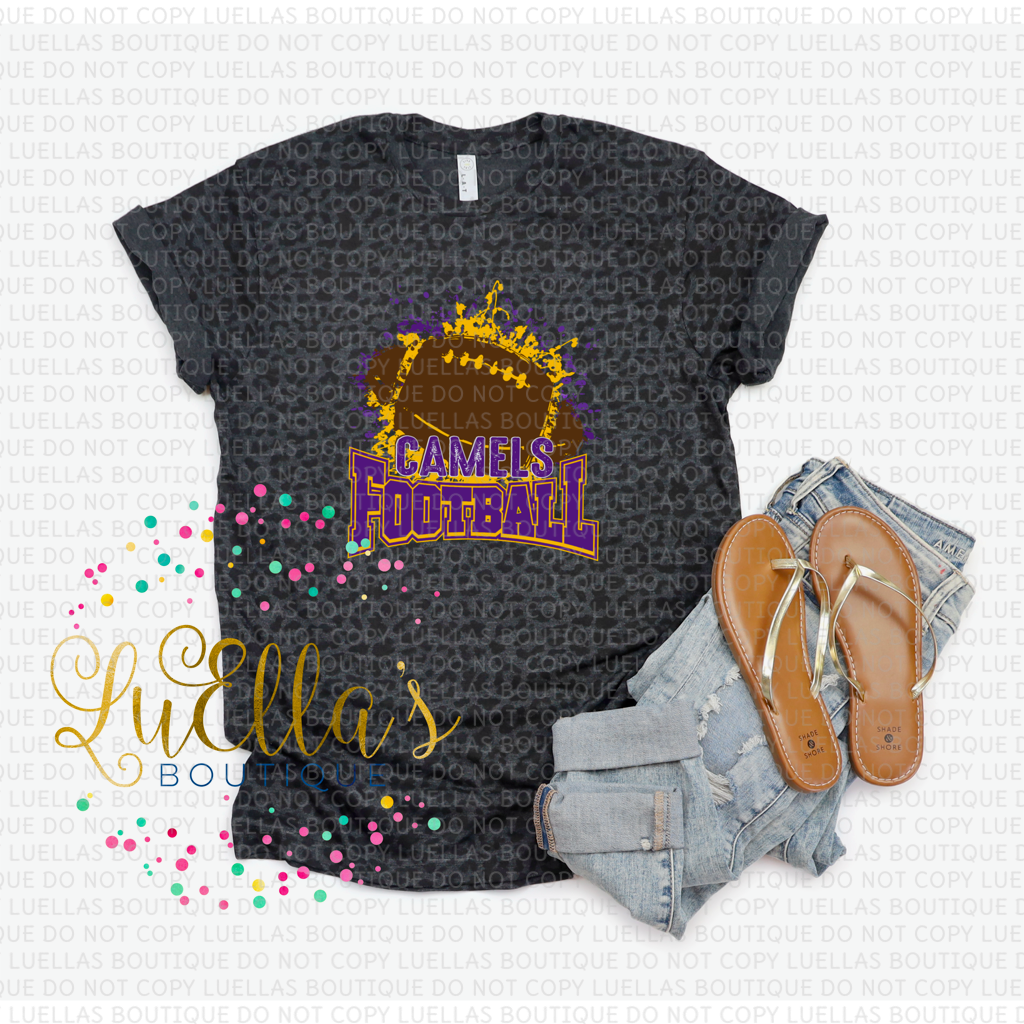 Camels Football Splatter