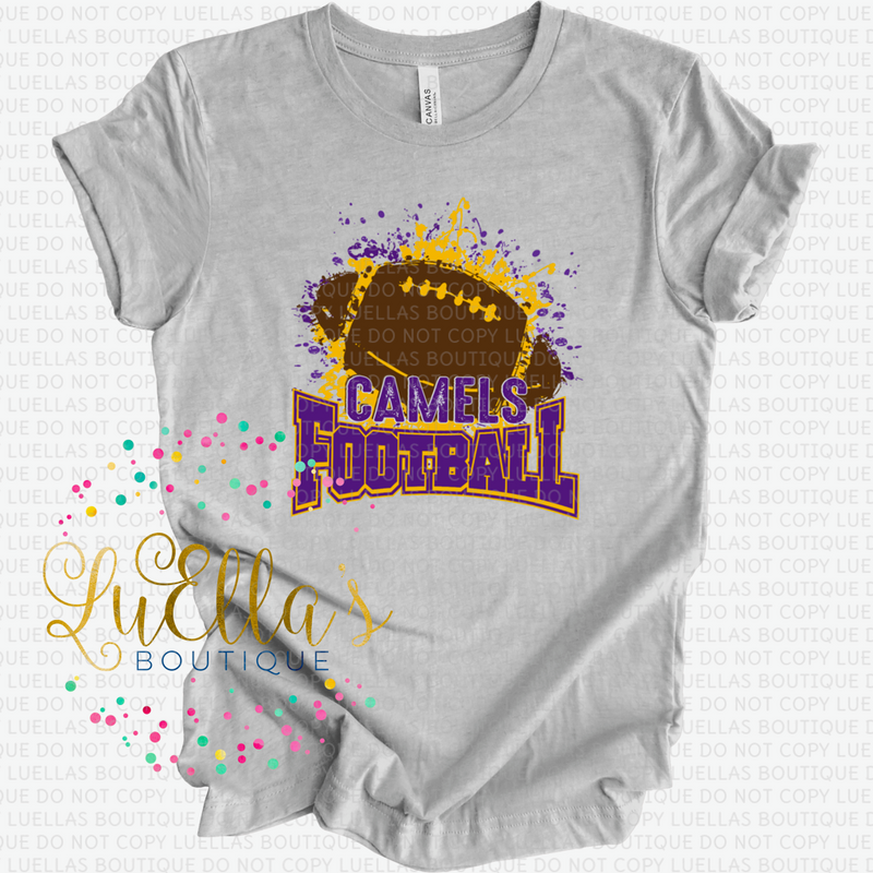 Camels Football Splatter