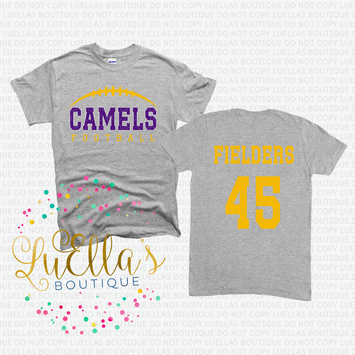 Camels Football with Personalization