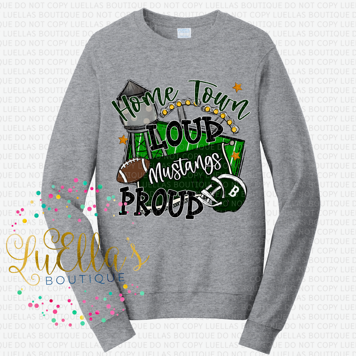 Home Town Proud Mustangs