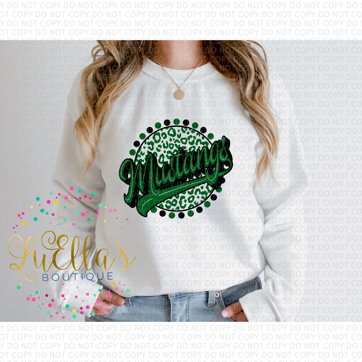 Mustangs Leopard Circle