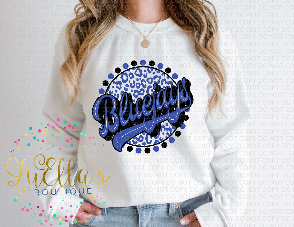 Bluejays Leopard Circle