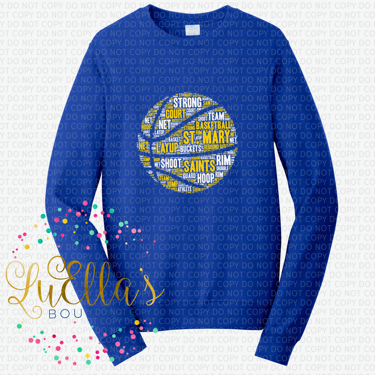 SMS Basketball Typography