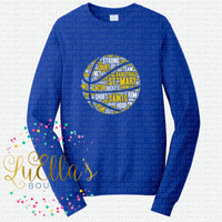 SMS Basketball Typography