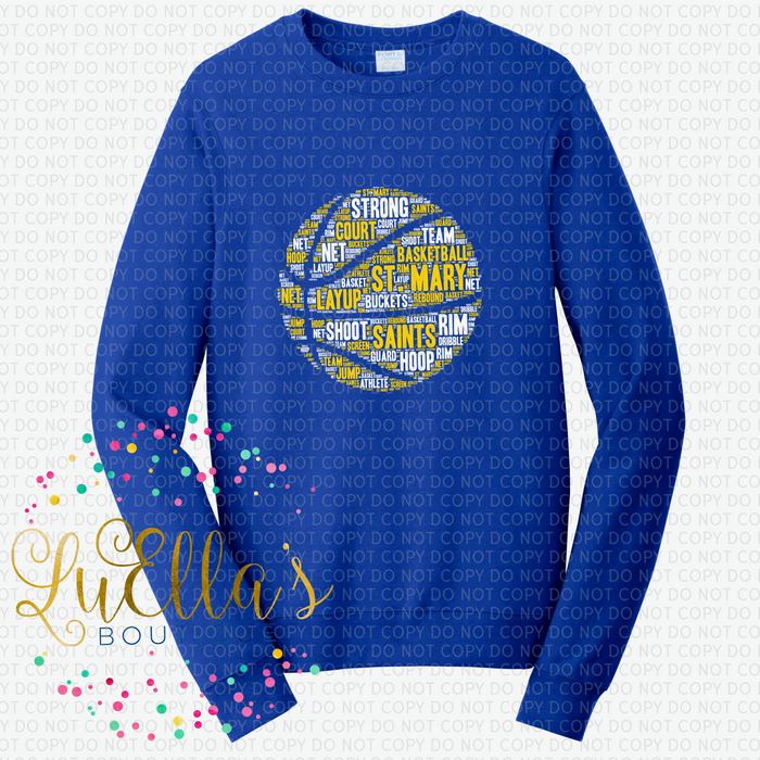 SMS Basketball Typography