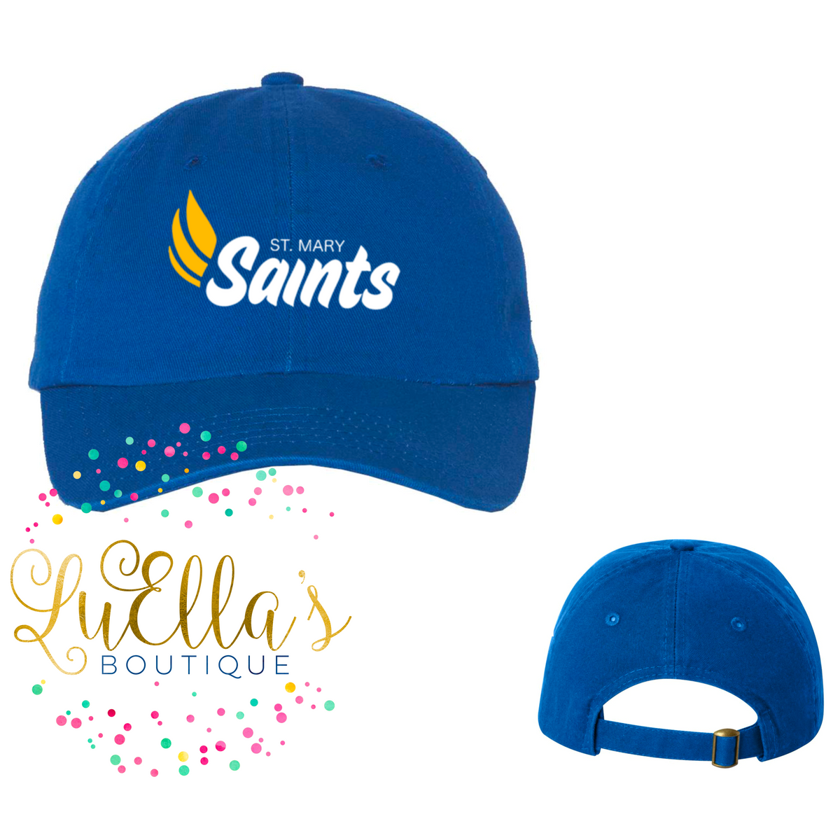 SMS Blue Unstructured Hat