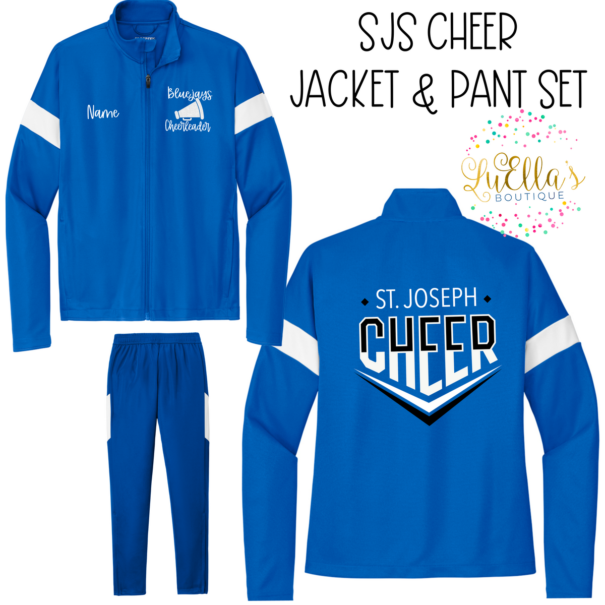 SJS Youth Cheer Warmup Set