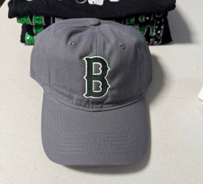 Gray Unstructured Hat