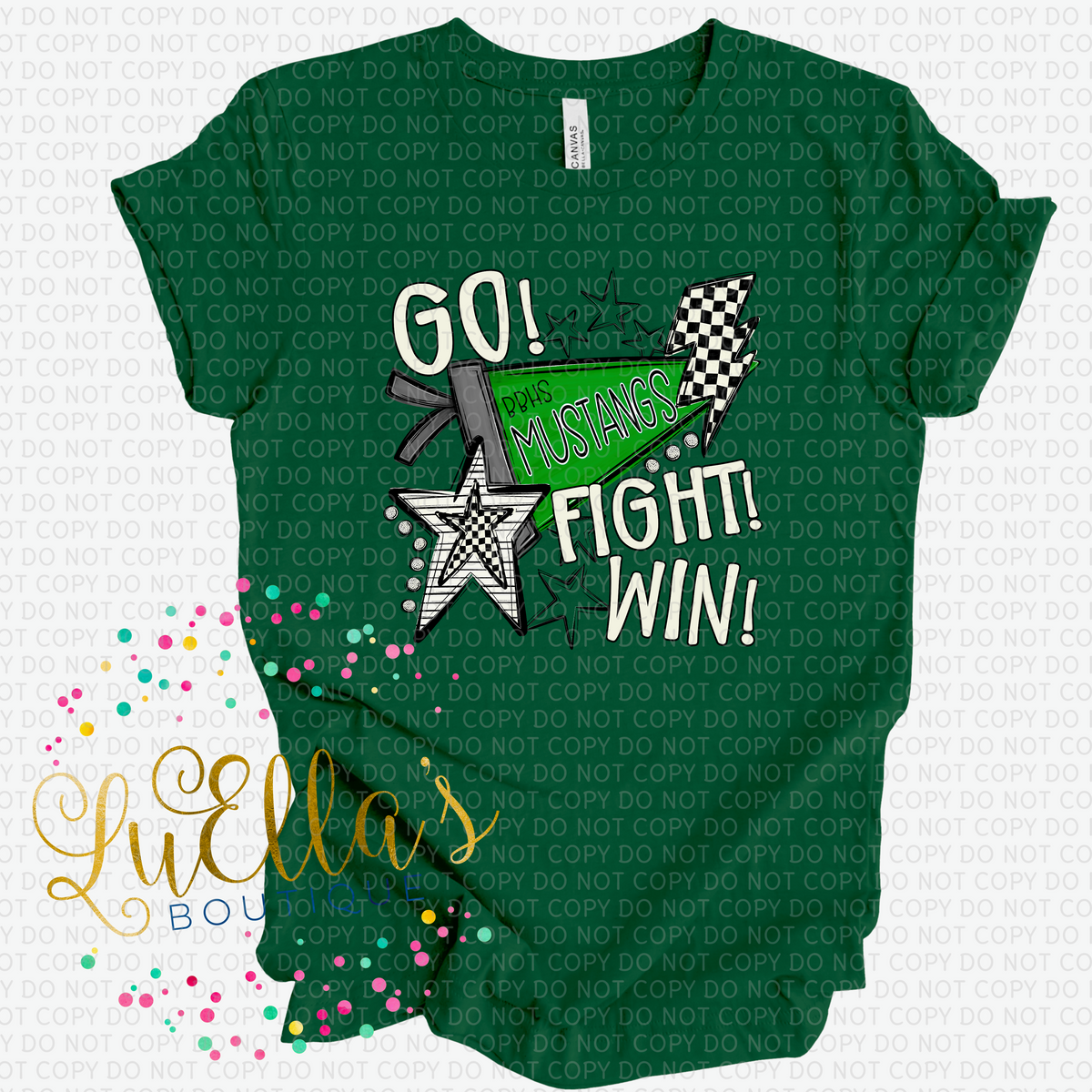 GO Fight Win Mustangs