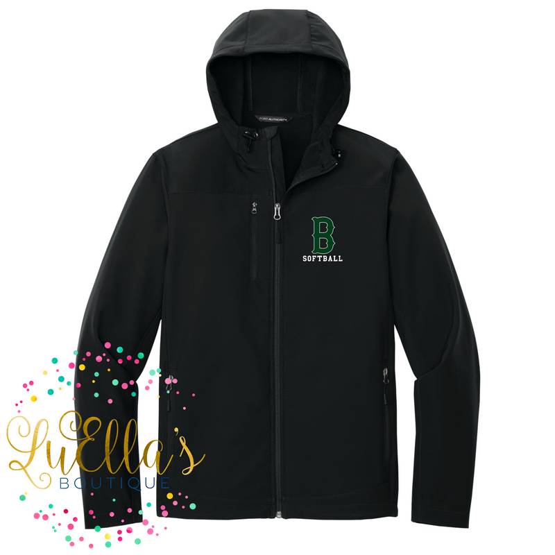 Port Authority Hooded Soft Shell Rain Jacket