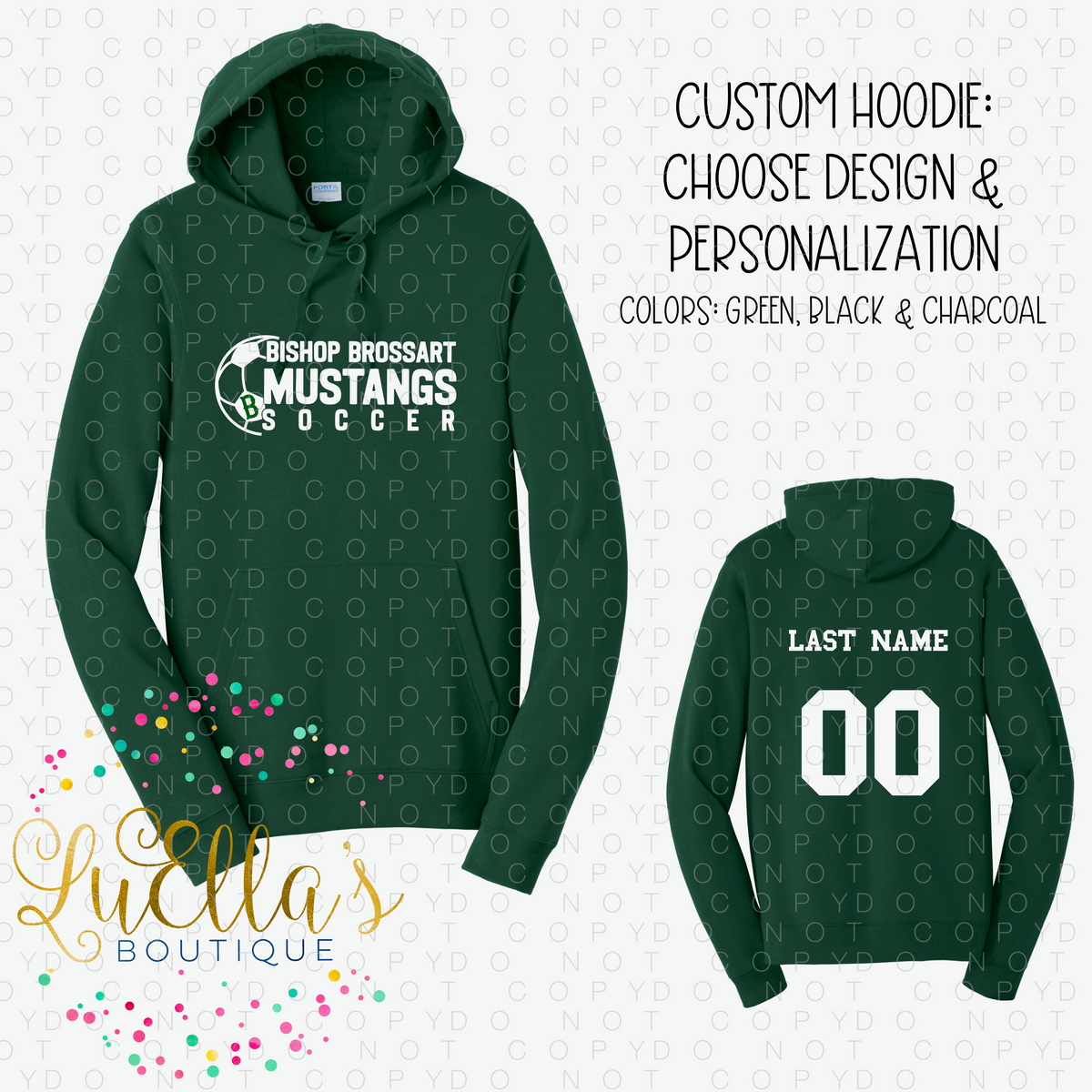 2025 Port & Co Hoodies with Name and/or Number