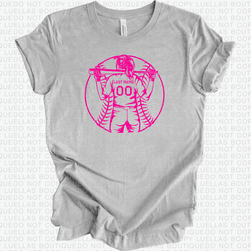 Custom Softball Player